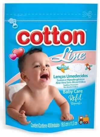 LENCOS UMEDECIDOS BABY COTTON LINE REFIL