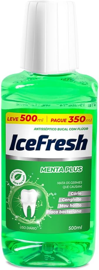 ANTI SEPTICO ICEFRESH MENTA PLUS 500ML