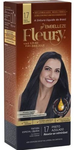 FLEURY 1.7 PRETO AZULADO 