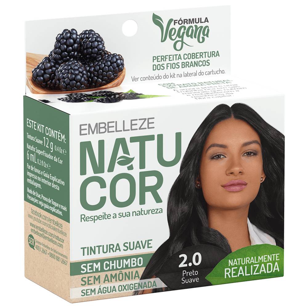 NATUCOR 2.0 AMORA PRETA