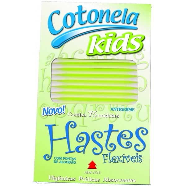 HASTES FLEX KIDS COTONELA VERDE C/75