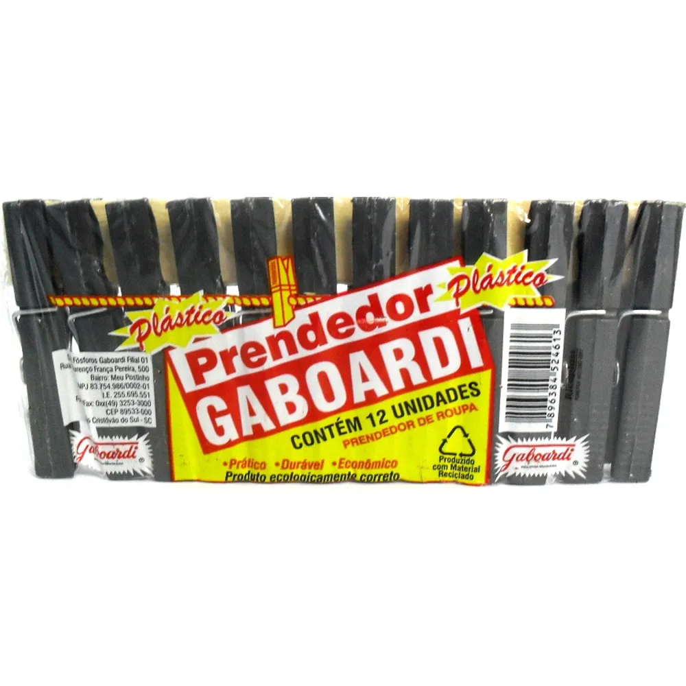 GABOARDI PRENDEDOR PLASTICO