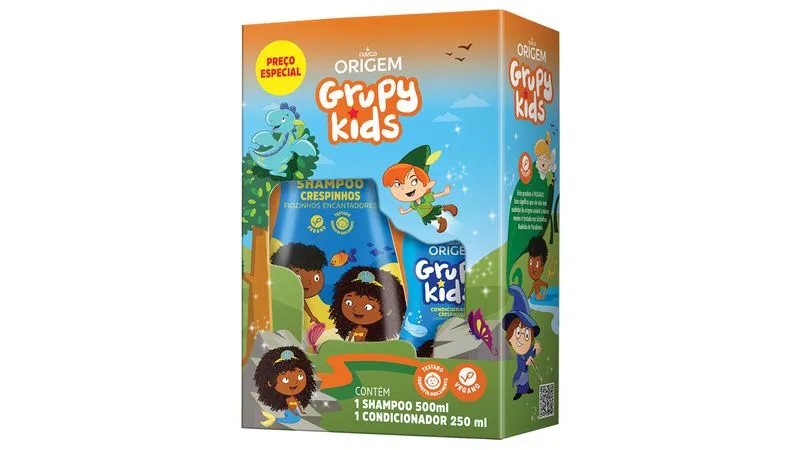 GKIDS KIT SH+COND CRESPINHOS 500ML+250ML