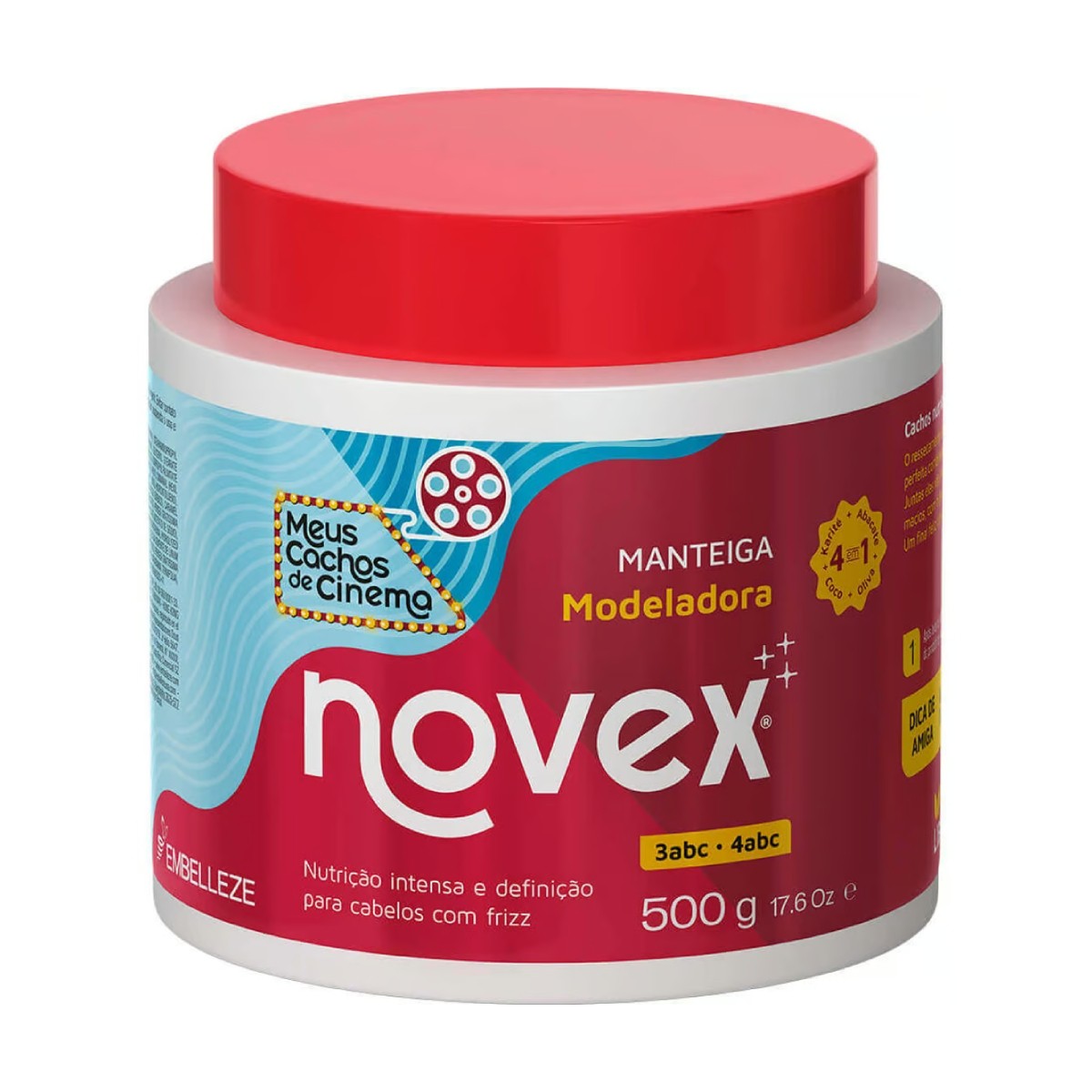 NOVEX M CACHOS DE CINEMA MANTEIGA 500G