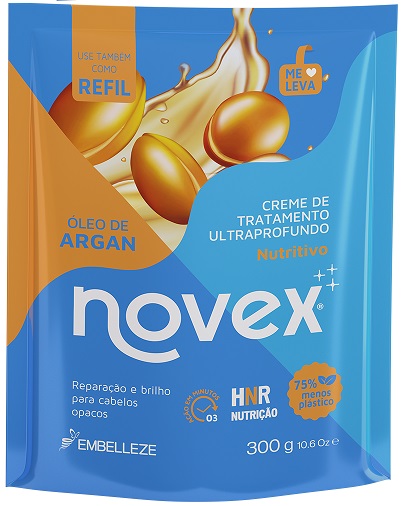 NOVEX OLEO DE ARGAN CR TRAT REFIL 300G