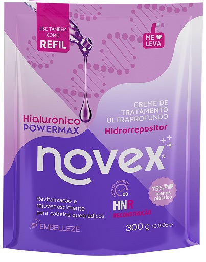 NOVEX HIALURONICO CR TRAT REFIL 300G