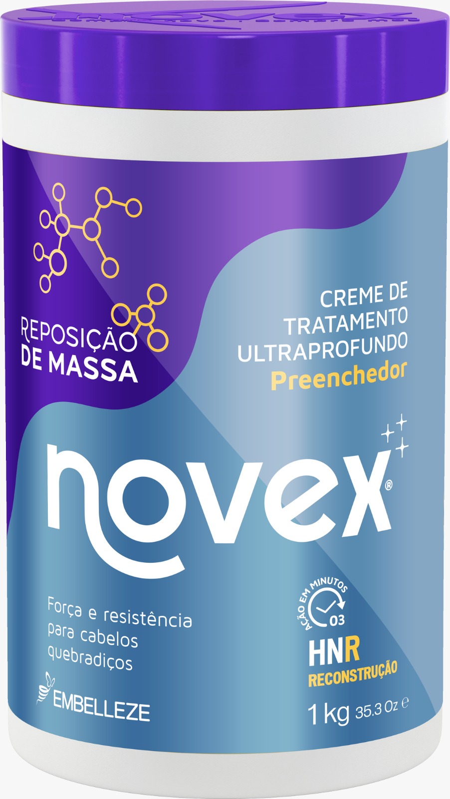 NOVEX REPOSITOR MASSA CR TRAT 1KG
