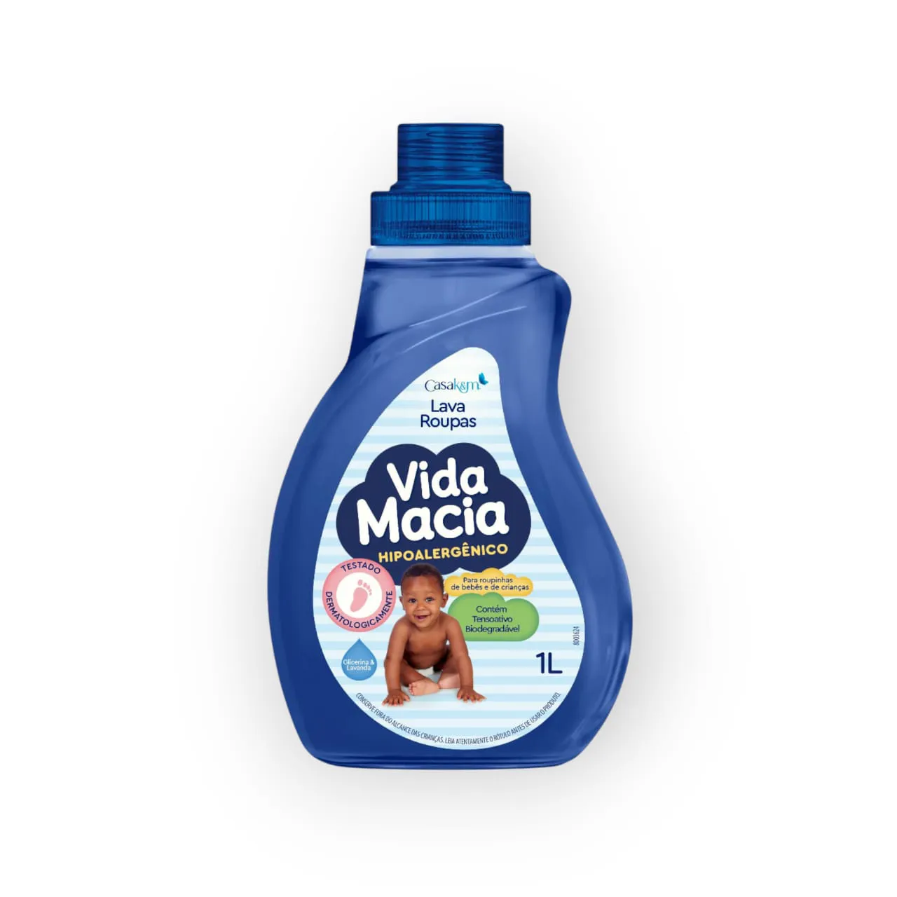 VIDA MACIA LAVA ROUPAS 1L LAVANDA LIQ