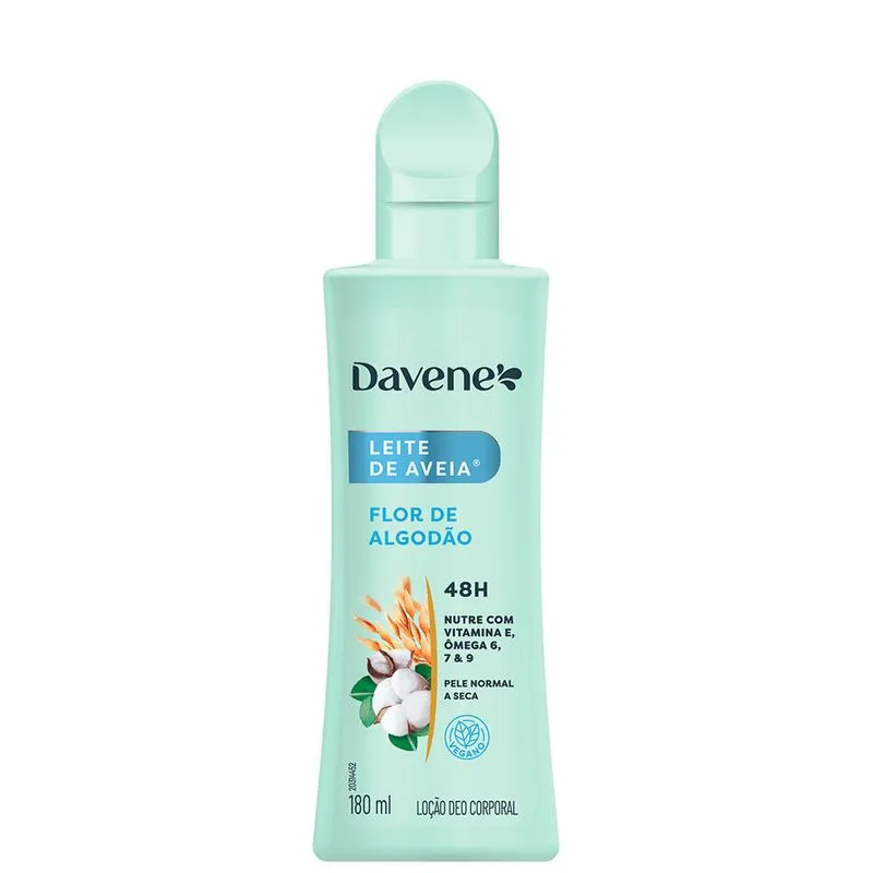 DAVENE HID LEITE AVEIA ALGODAO 180ML