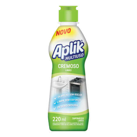 APLIK SAPONACEO CREMOSO LIMAO 220ML