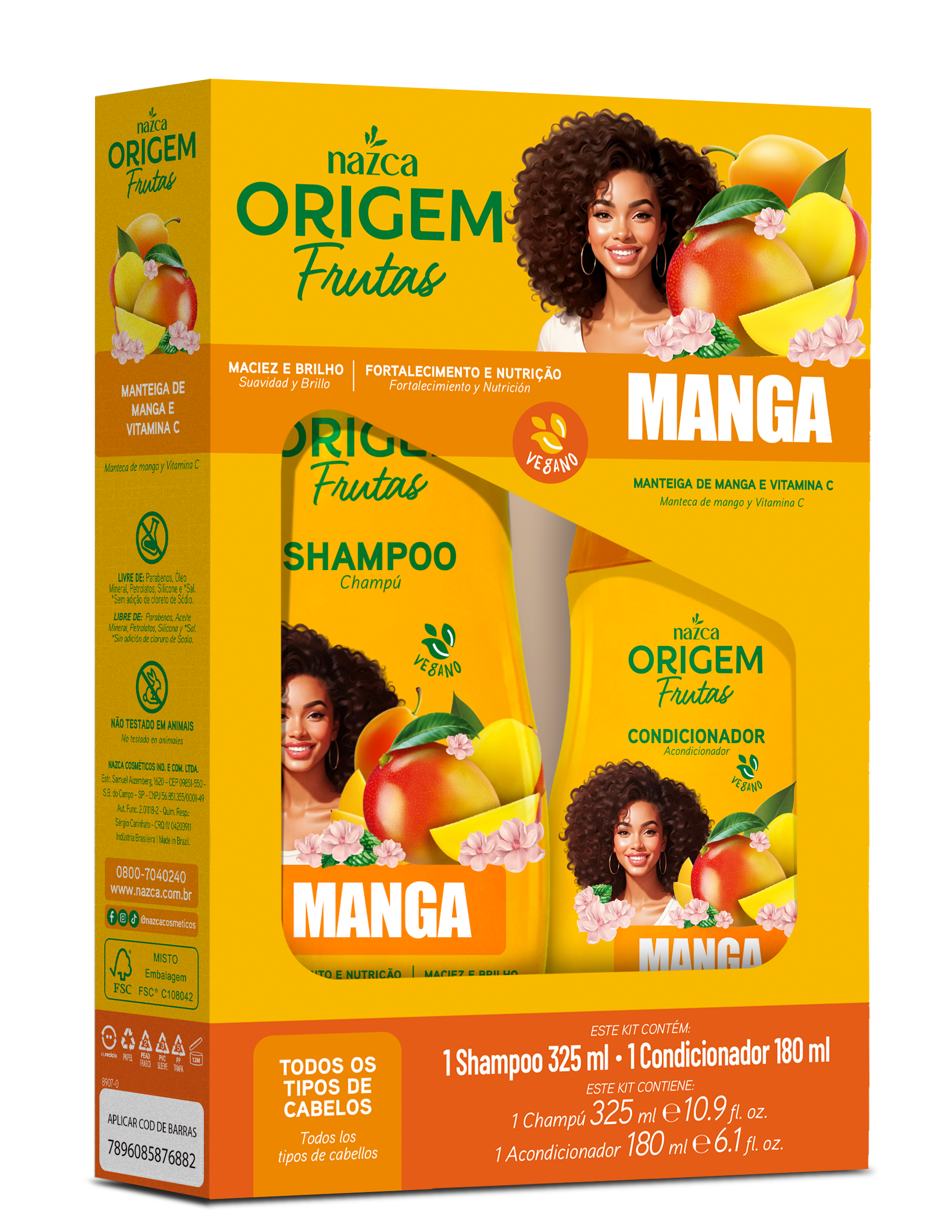 ORIGEM KIT SH+COND. MANGA