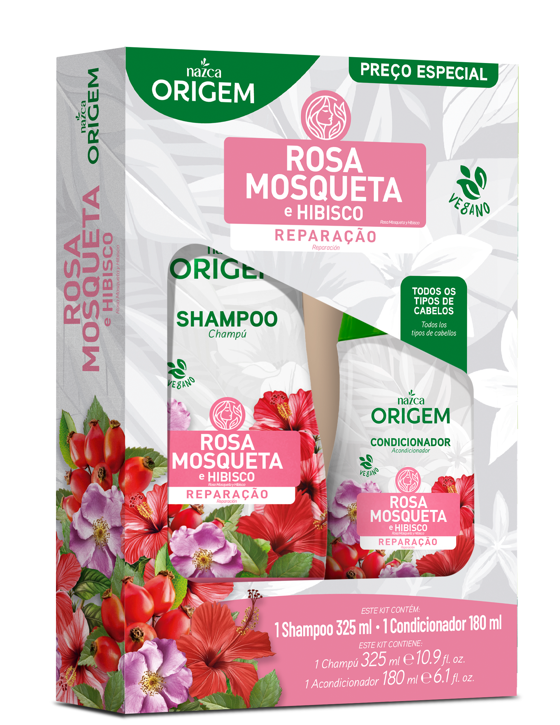 ORIGEM KIT SH+COND. ROSA MOSQUETA