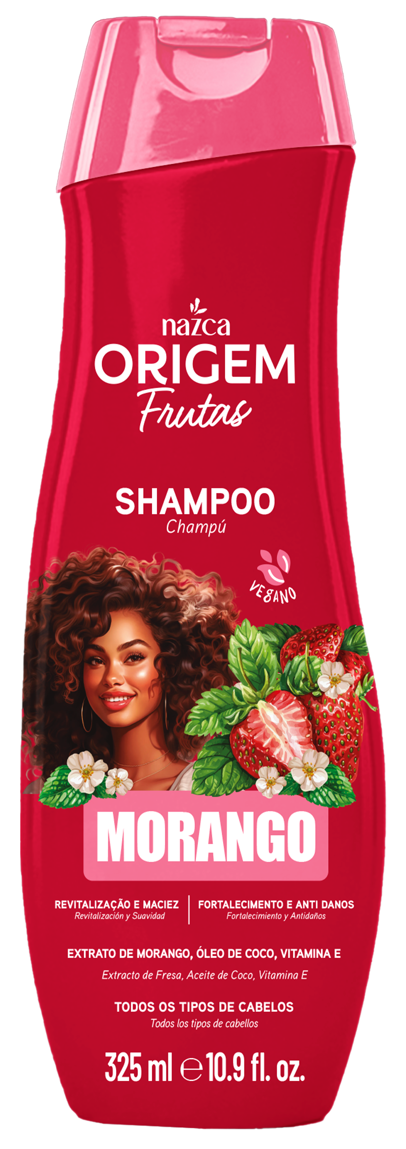 ORIGEM SH MORANGO 325ML