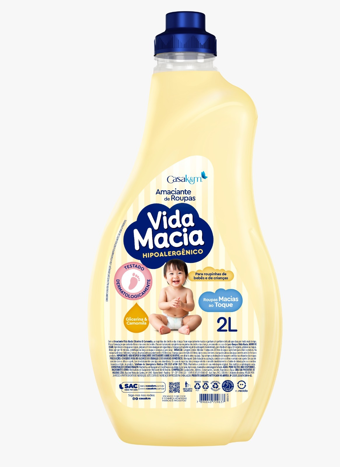 VIDA MACIA AMACIANTE G.& CAMOMILA LIQ 2L