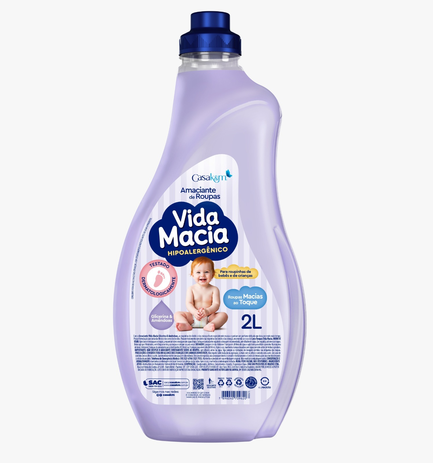 VIDA MACIA AMACIANTE G.& AMENDOAS LIQ 2L