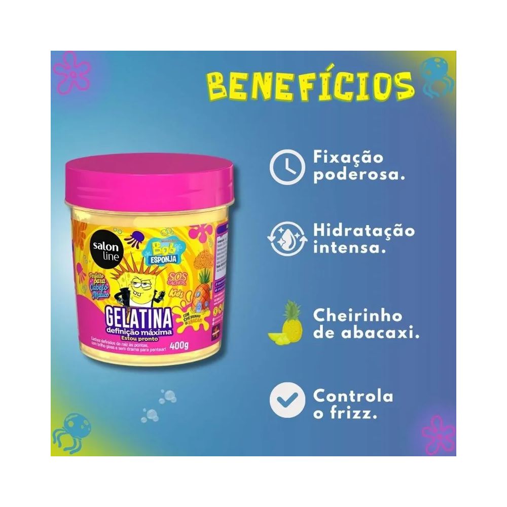 SL GELATINA KIDS BOB ESPONJA DEF. 400G