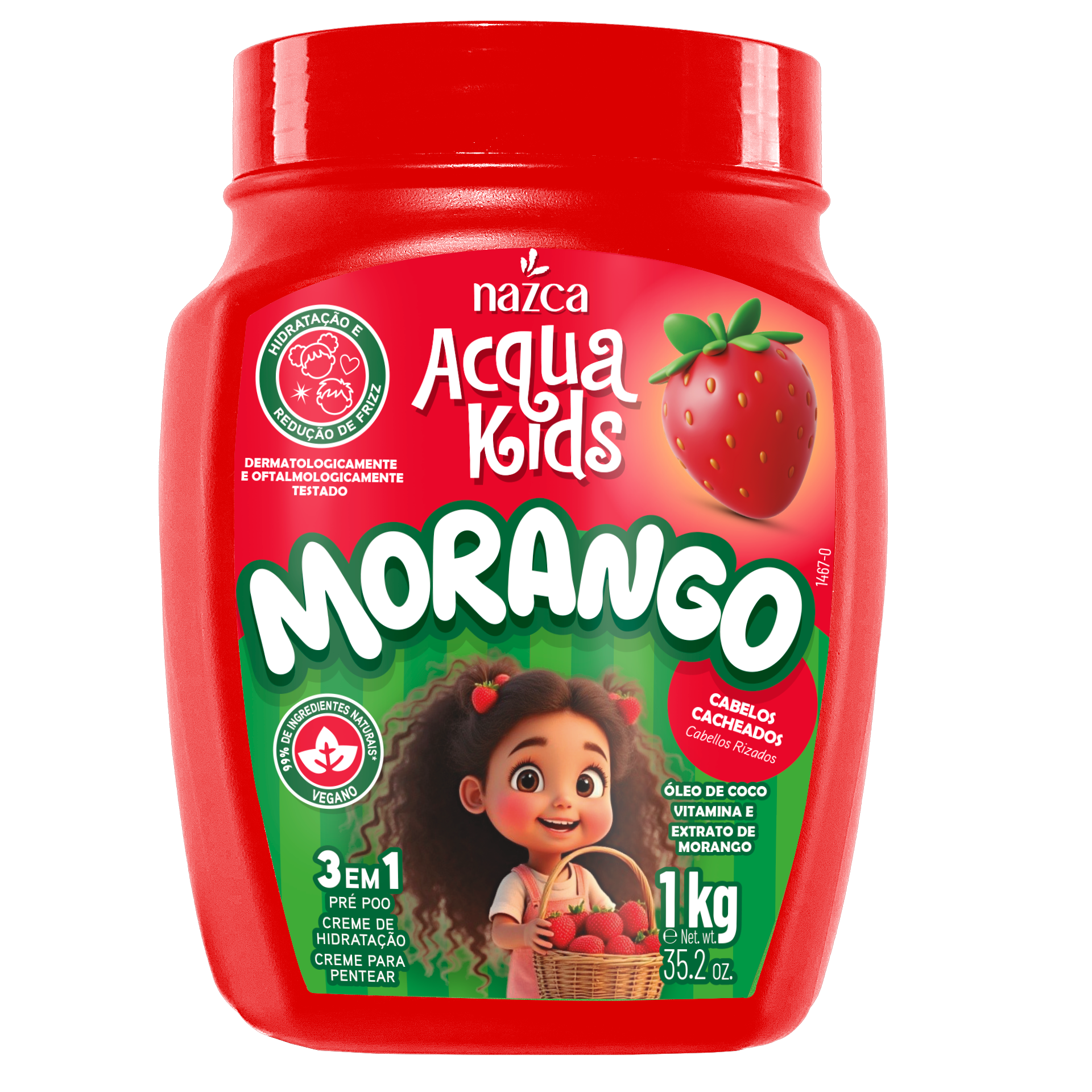 ACQUA KIDS 1KG 3EM1 CR. PENT MORANGO