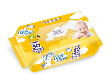 TOALHA UMED. UPA BEBE C. BABY C/50