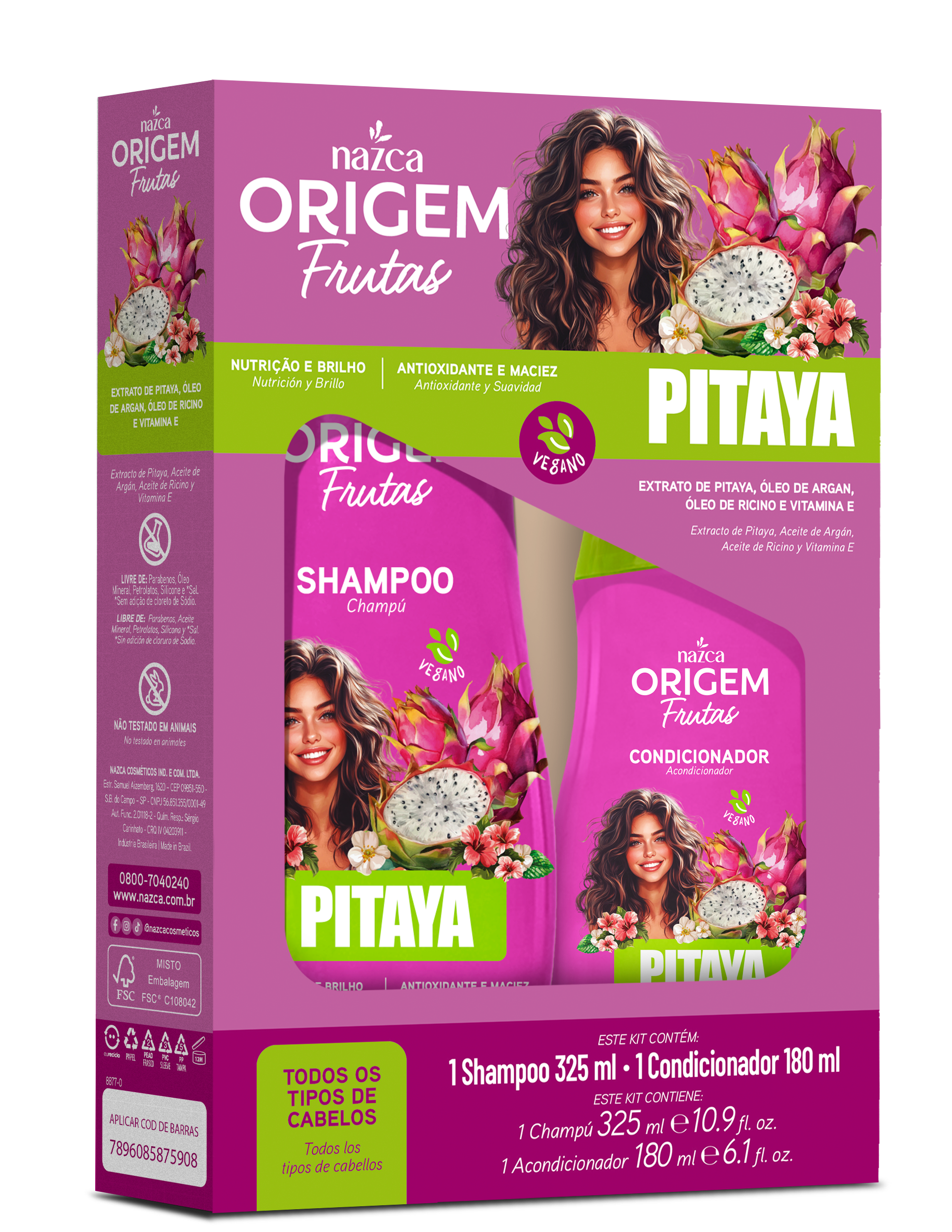 ORIGEM KIT SH+COND. PITAYA