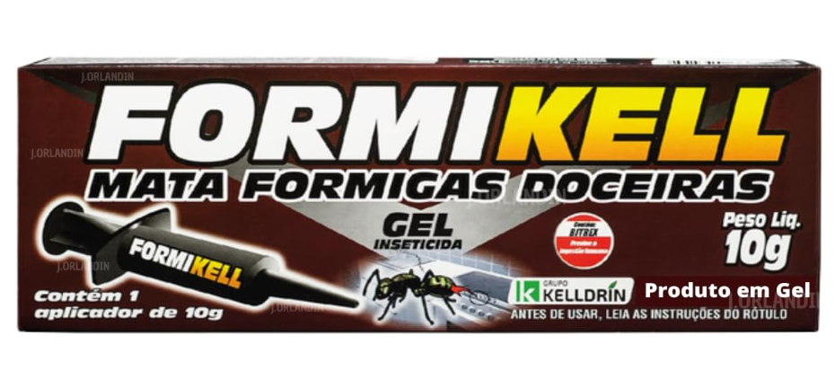 INSET. FORMIKELL MATA FORMIGA EM GEL