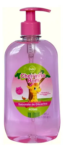 HALLEY SABONETE LIQ. GLIC. ROSA 400ML
