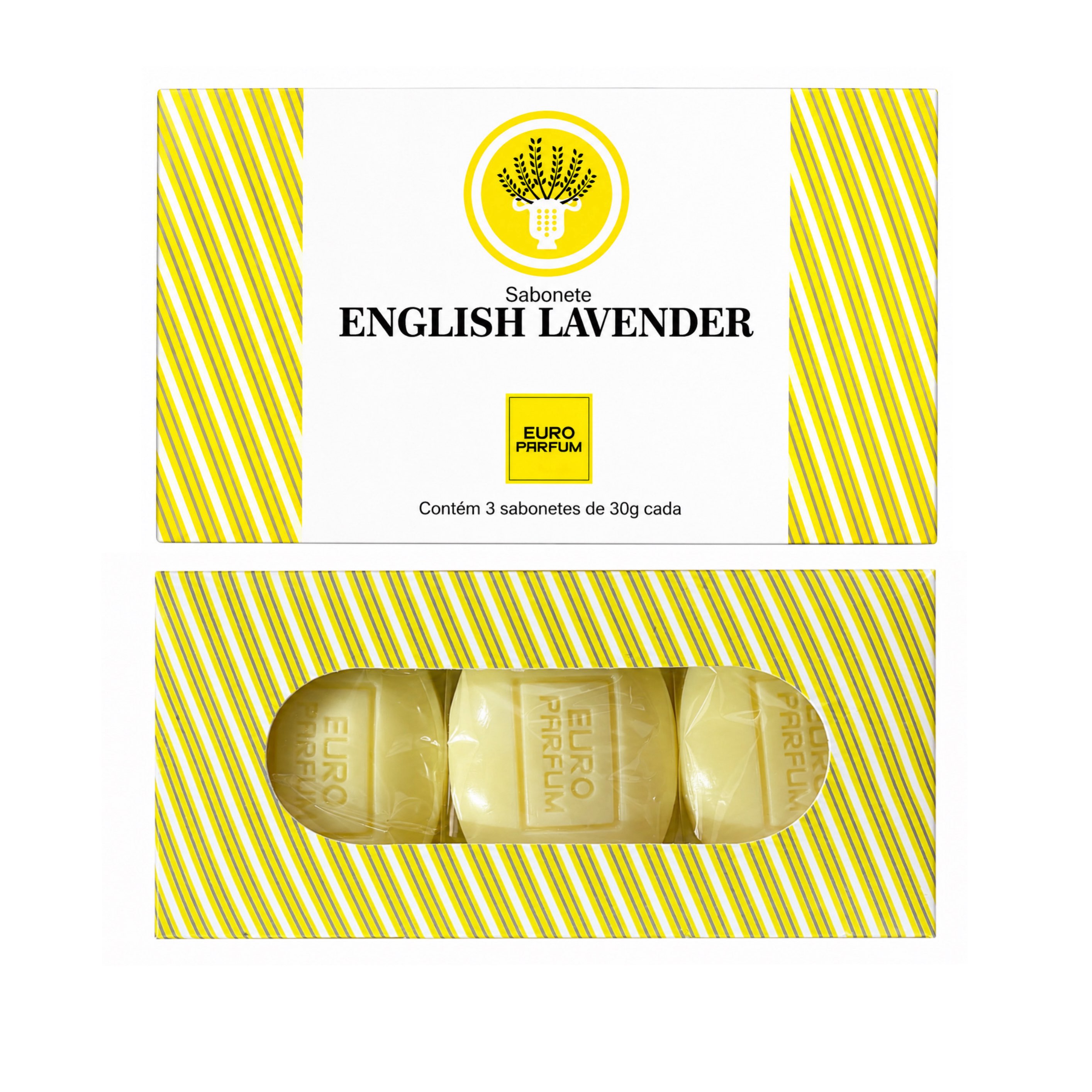 ENGLISH LAVENDER ESTOJ C/3 SABONETES 30G