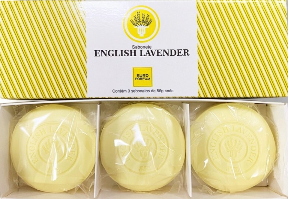 ENGLISH LAVENDER ESTOJ C/3 SABONETES 80G