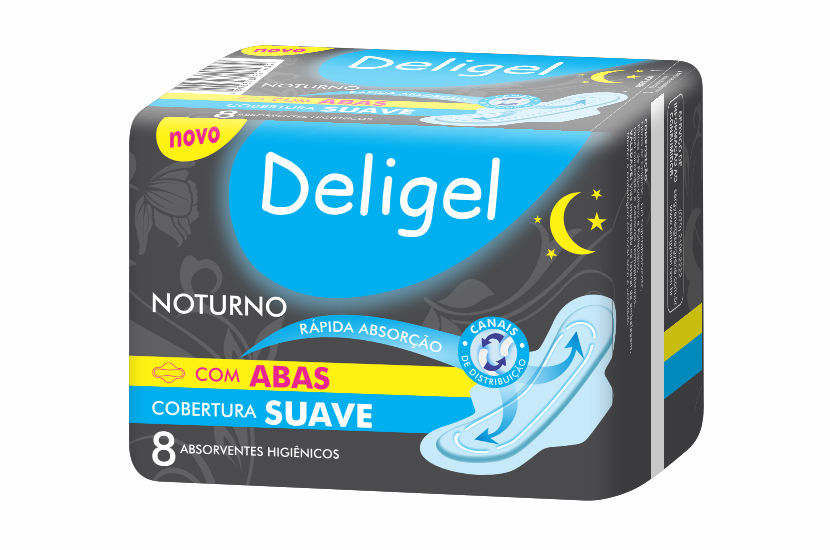 ABS. DELIGEL NOTURNO SUAVE C/ABAS C/8UN