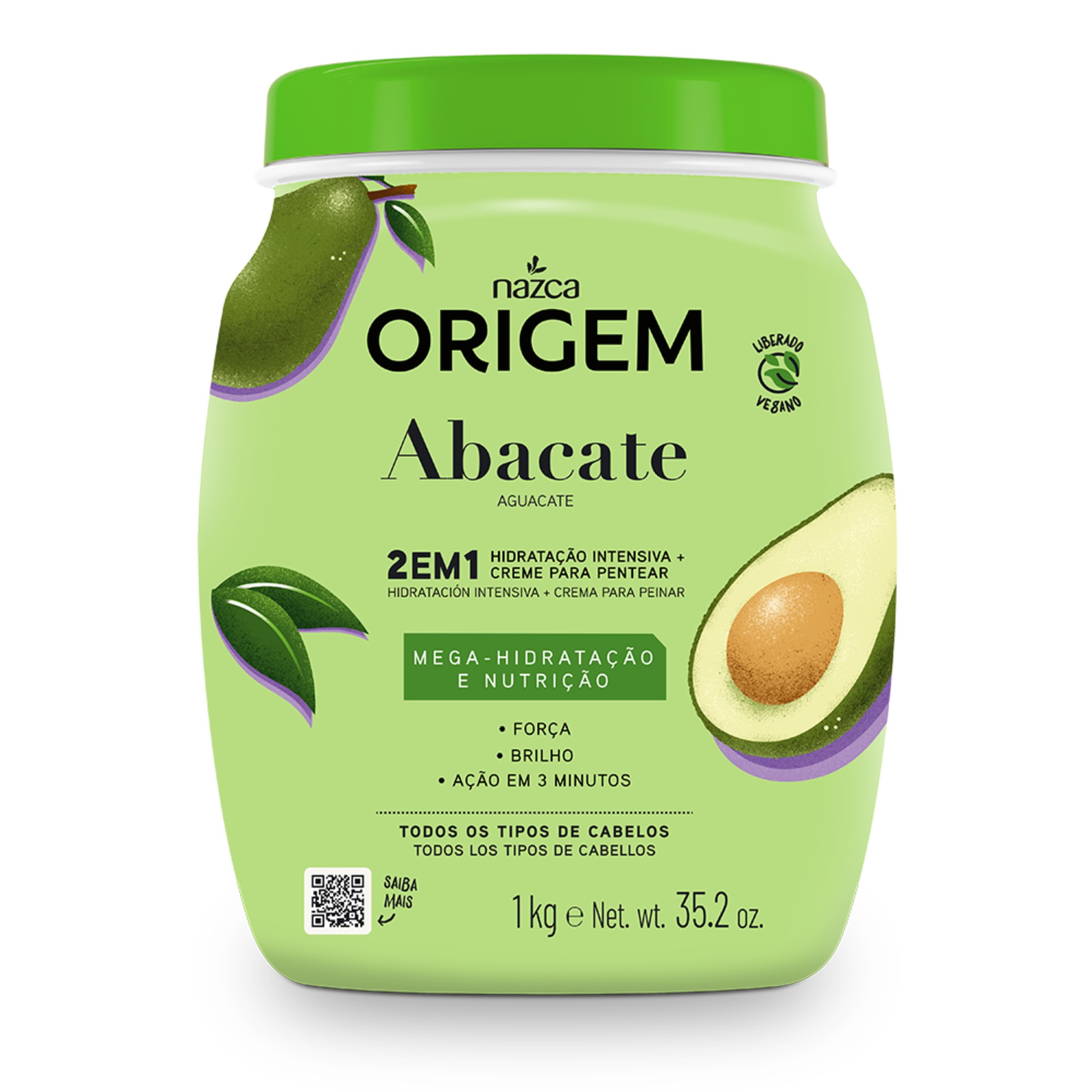 ORIGEM 1KG HIDRAT. INT. ABACATE 